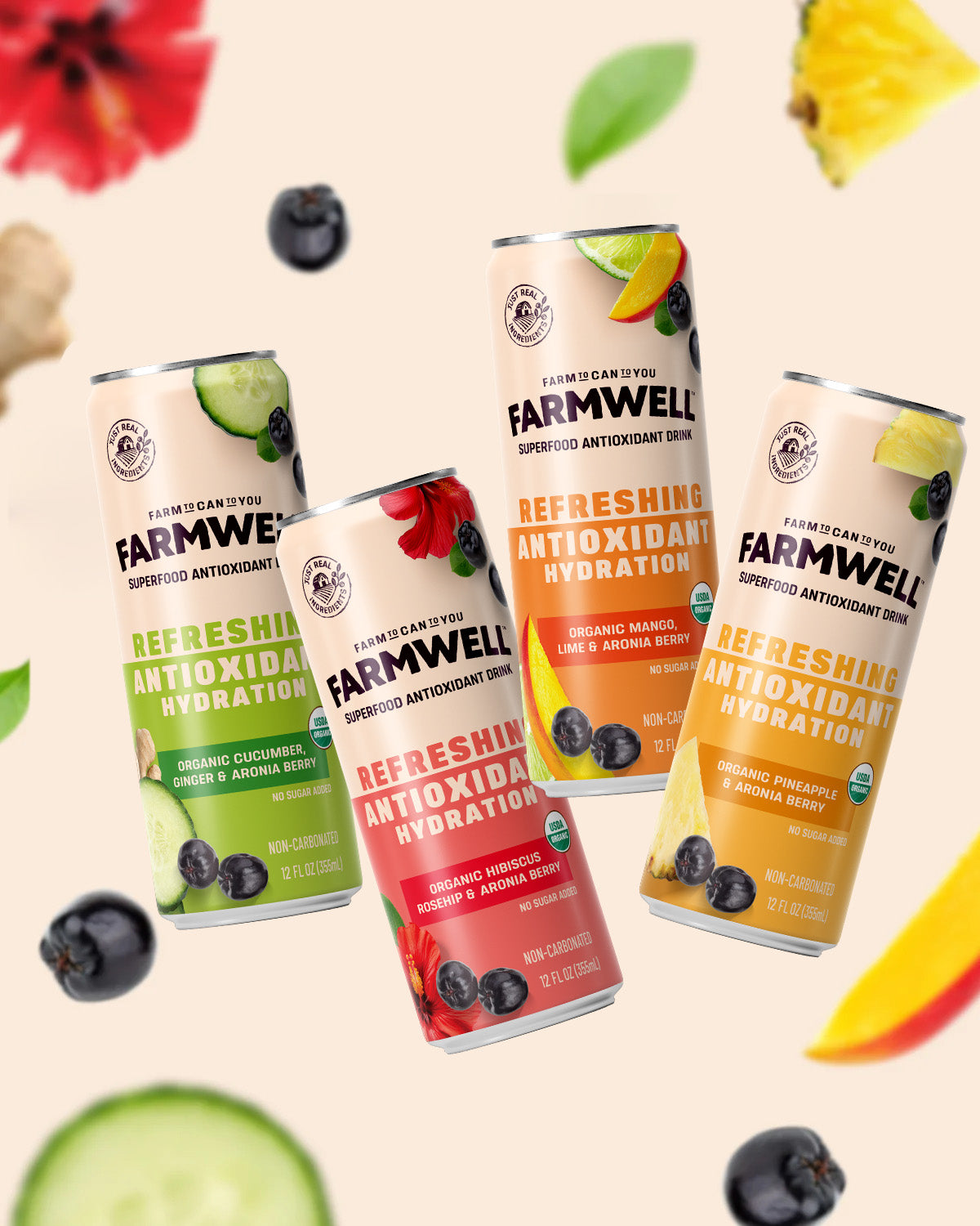Variety Packs from FarmWell Drinks - Organic Regeneratively Farmed
