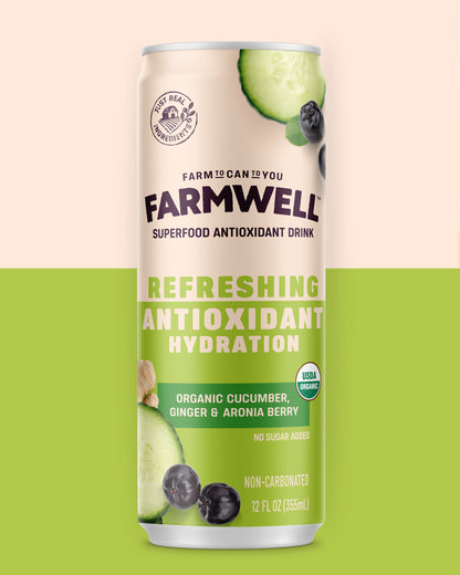 Organic Cucumber, Ginger, and Aronia