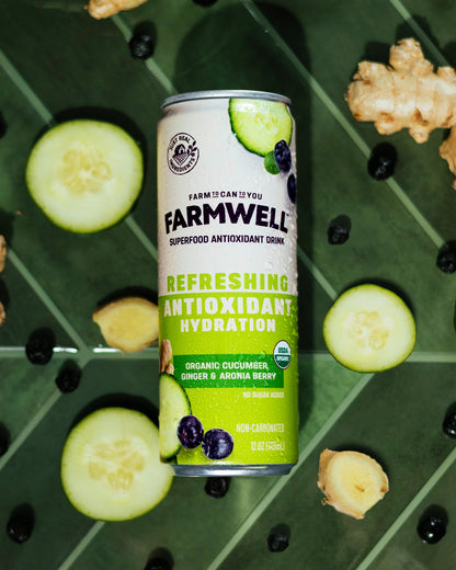 Organic Cucumber, Ginger, and Aronia