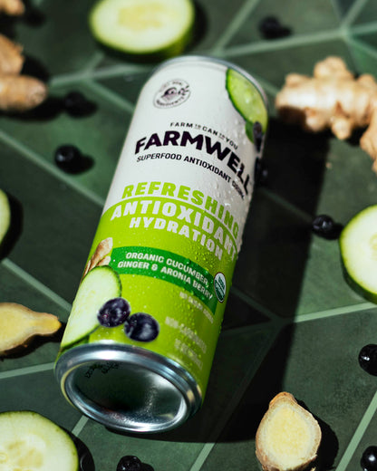 Organic Cucumber, Ginger, and Aronia