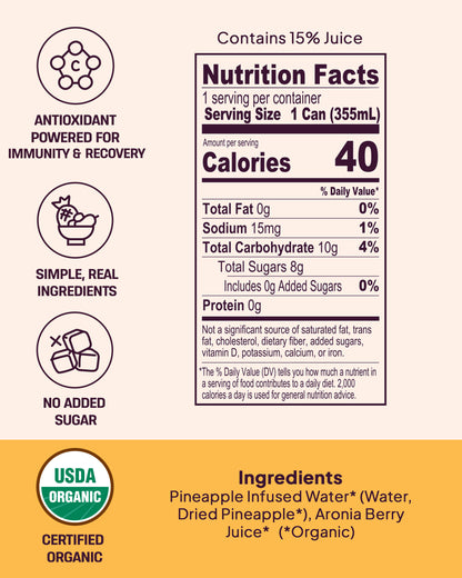 Organic Pineapple & Aronia Berry